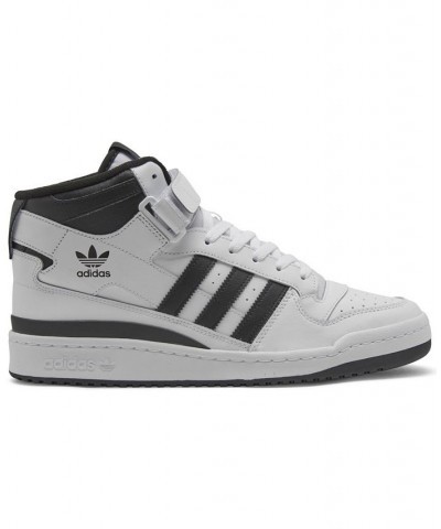 Men's Forum Mid Casual Sneakers White $34.00 Shoes