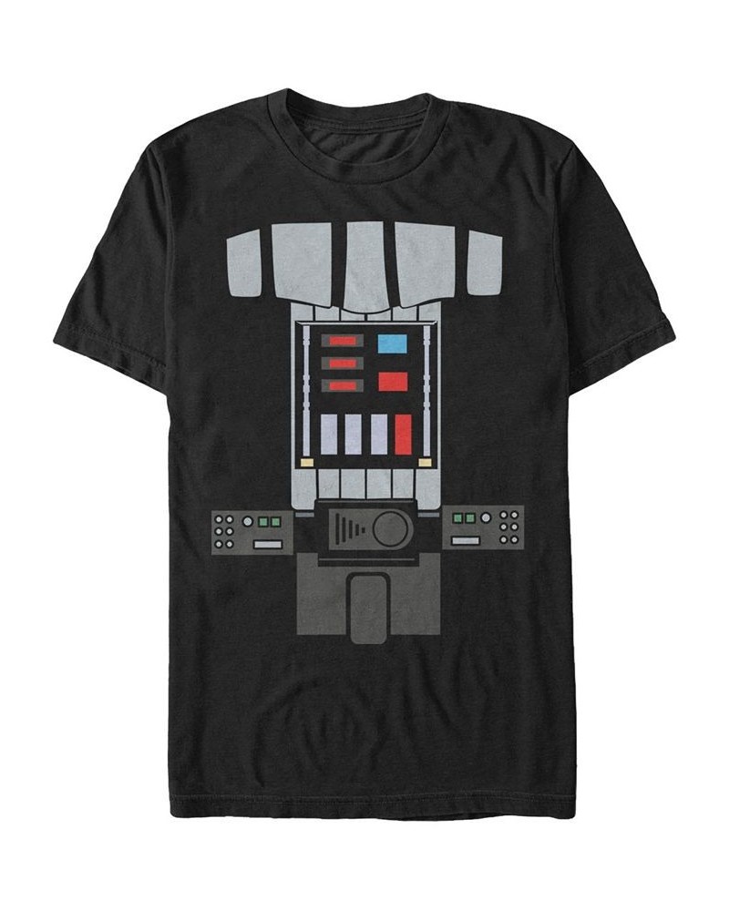 Star Wars Men's Classic Darth Vader Costume Short Sleeve T-Shirt Black $20.29 T-Shirts