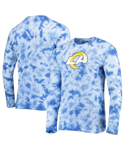 Men's Royal Los Angeles Rams Tie-Dye Long Sleeve T-shirt $23.40 T-Shirts