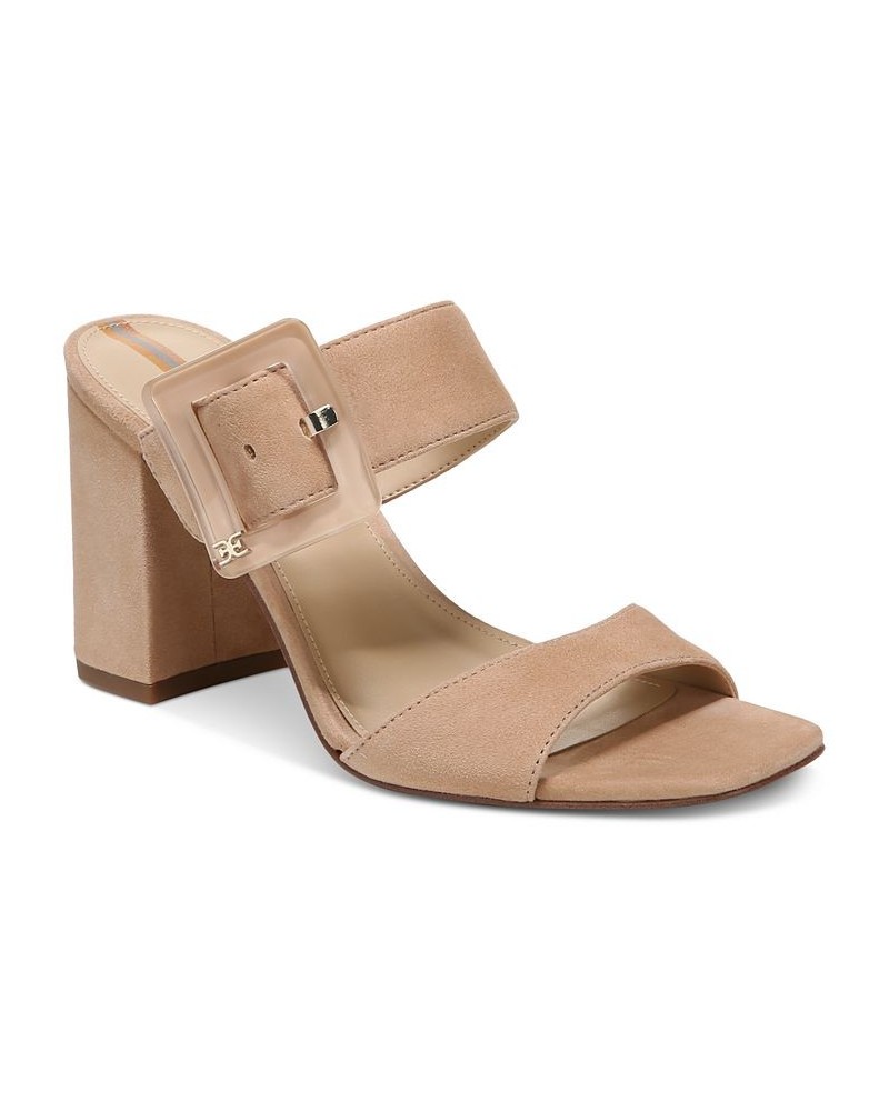 Dalton Buckled Block-Heel City Sandals PD04 $69.00 Shoes