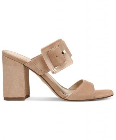 Dalton Buckled Block-Heel City Sandals PD04 $69.00 Shoes