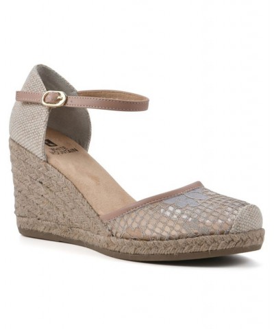 Women's Mamba Espadrille Wedges PD05 $46.28 Shoes