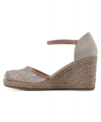 Women's Mamba Espadrille Wedges PD05 $46.28 Shoes