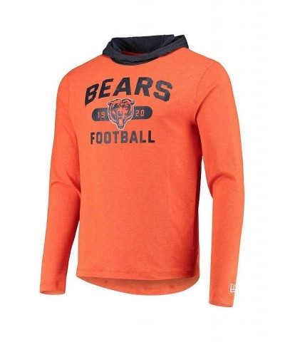 Men's Orange, Navy Chicago Bears Active Block Hoodie Long Sleeve T-shirt $20.21 T-Shirts