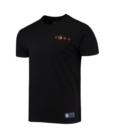 Men's Black Chicago Fire Team Pride T-shirt $27.83 T-Shirts