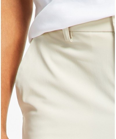 Men's Slim Fit Tech Solid Performance Dress Pants Ivory/Cream $25.43 Pants