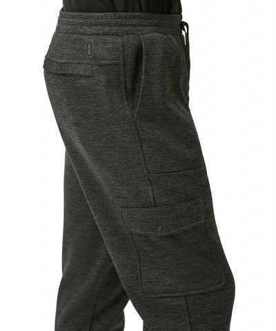 Men's The Atlantic Fleece Lined Cargo Jogger Pants Black $12.88 Pants