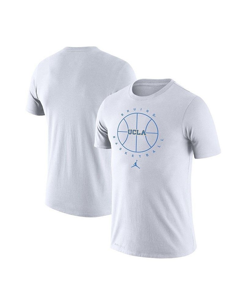 Men's Brand White UCLA Bruins Basketball Icon Legend Performance T-shirt $25.49 T-Shirts