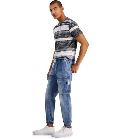 Men's Encinita Regular-Fit Cargo Jogger Pants Blue $12.60 Pants