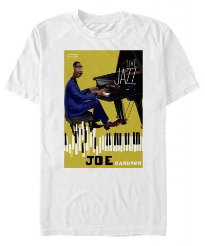 Men's Soul Joe Piano Short Sleeve T-shirt White $15.75 T-Shirts