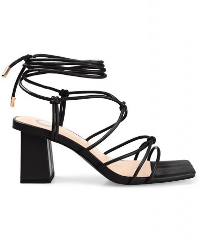 Women's Harpr Tie-Up Sandals Black $51.29 Shoes