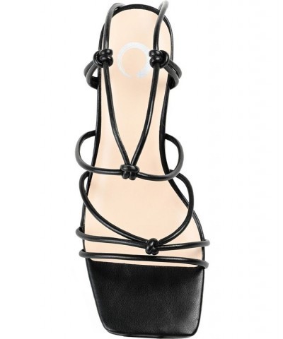 Women's Harpr Tie-Up Sandals Black $51.29 Shoes