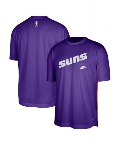 Men's Purple Phoenix Suns Hardwood Classics Pregame Warmup Shooting Performance T-shirt $29.92 T-Shirts