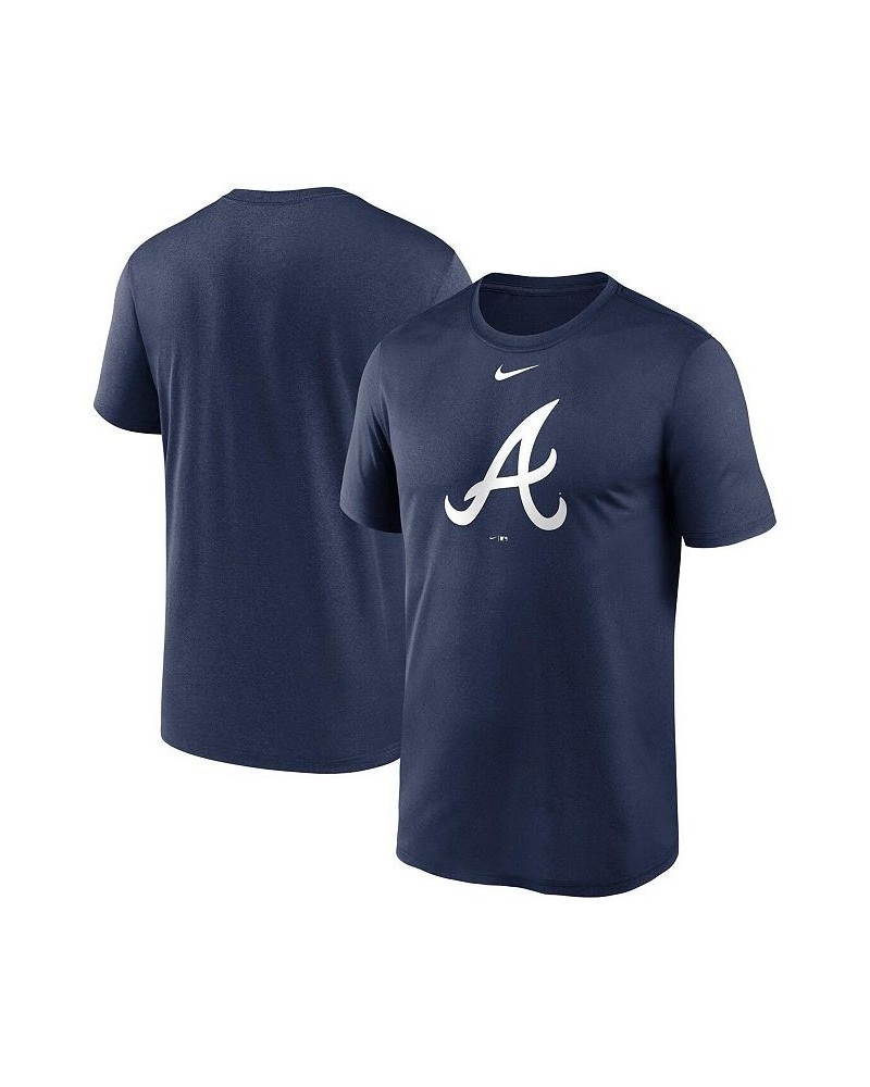 Men's Navy Atlanta Braves New Legend Logo T-shirt $24.00 T-Shirts