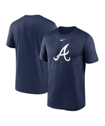 Men's Navy Atlanta Braves New Legend Logo T-shirt $24.00 T-Shirts