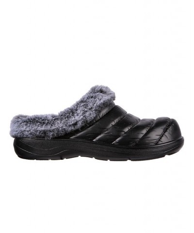 Women's BOBS Foamies - Cozy Camper - Restful Casual Clogs Black $14.70 Shoes