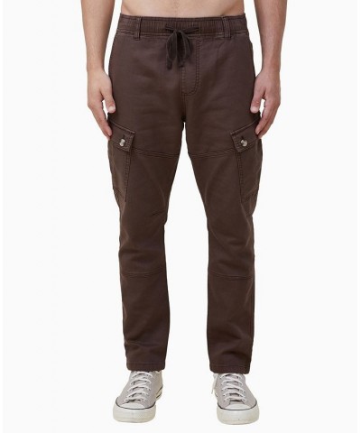 Men's Military-Inspired Cargo Pants Brown $29.40 Pants