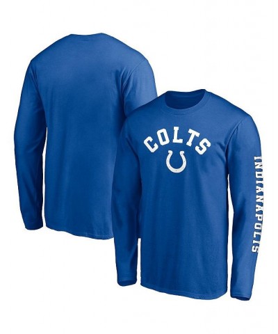 Men's Royal Indianapolis Colts Big & Tall City Long Sleeve T-shirt $21.31 T-Shirts