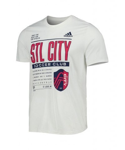 Men's White St. Louis City SC Club DNA Performance T-shirt $18.45 T-Shirts