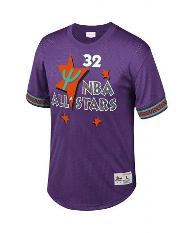 Men's Shaquille O'Neal Purple NBA Mesh T-shirt $58.80 T-Shirts