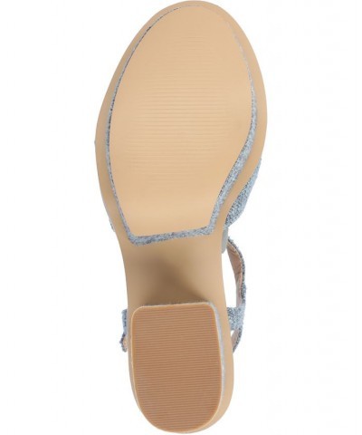 Women's Garner Platform Sandal Blue $51.70 Shoes