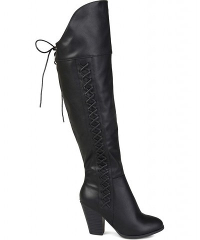 Women's Wide Calf Spritz-S Boot Black $32.60 Shoes