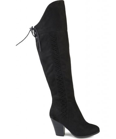 Women's Wide Calf Spritz-S Boot Black $32.60 Shoes