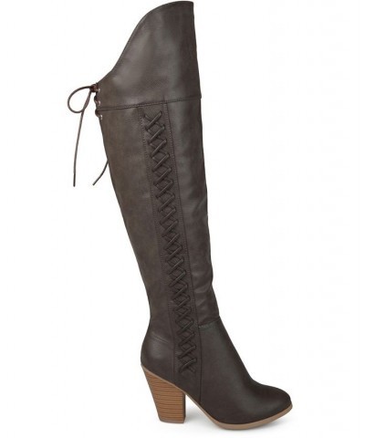 Women's Wide Calf Spritz-S Boot Black $32.60 Shoes