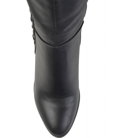 Women's Wide Calf Spritz-S Boot Black $32.60 Shoes