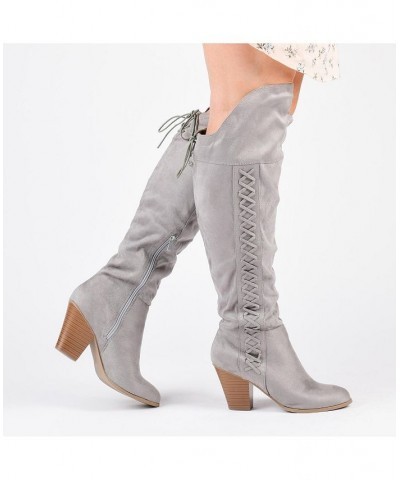 Women's Wide Calf Spritz-S Boot Black $32.60 Shoes