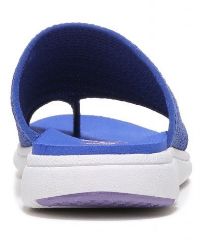 Women's Margo-Slide Sandals Blue $32.00 Shoes