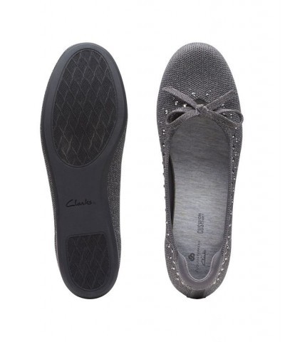 Women's Cloudstepper Carly Hope Flats Gray $43.00 Shoes