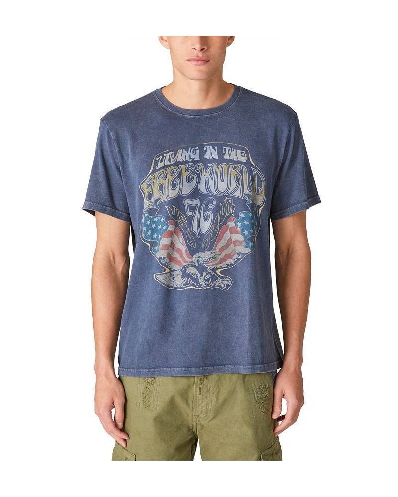 Men's Free World Eagle Graphic T-shirt $19.20 T-Shirts