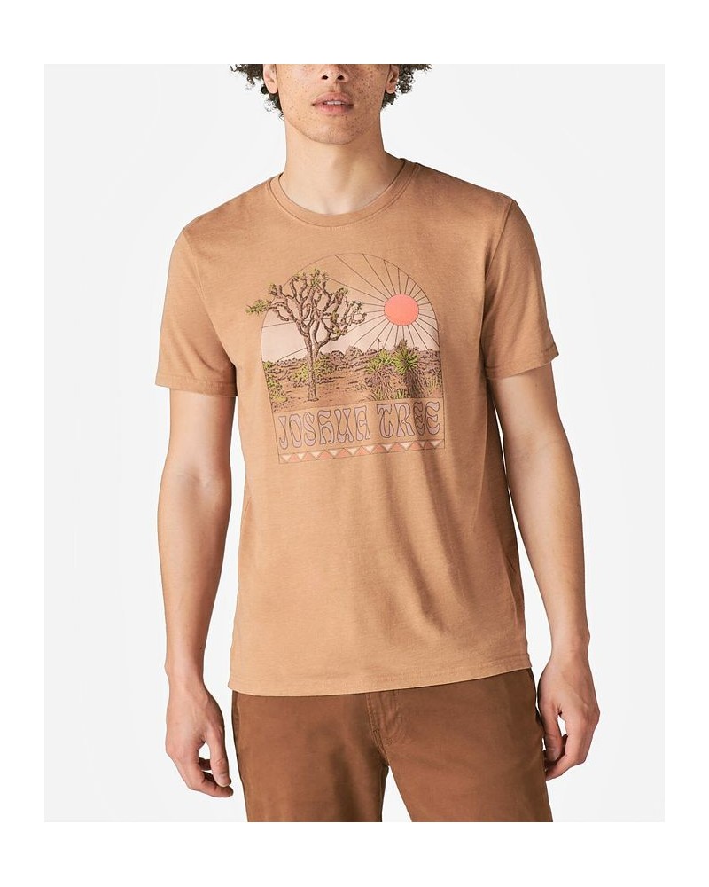 Men's Joshua Tree Graphic Crewneck T-shirt $18.83 T-Shirts