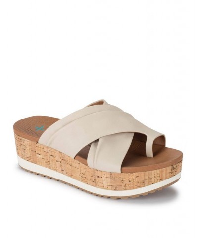 Holly Platform Wedge Slide Sandals PD05 $42.50 Shoes