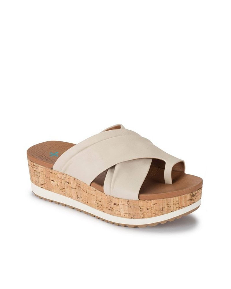 Holly Platform Wedge Slide Sandals PD05 $42.50 Shoes