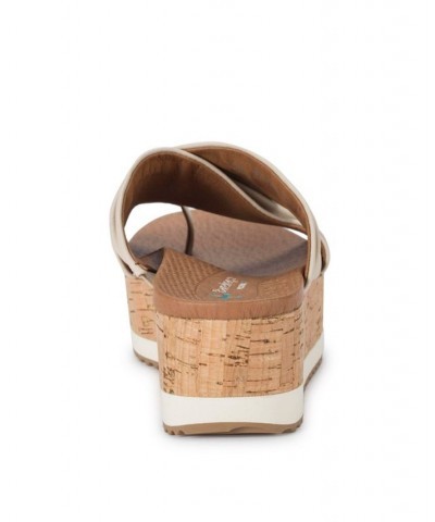 Holly Platform Wedge Slide Sandals PD05 $42.50 Shoes