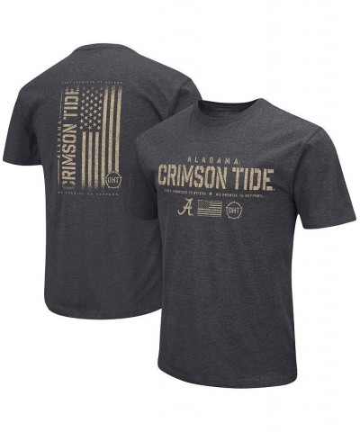 Men's Heather Black Alabama Crimson Tide Big and Tall OHT Military Inspired Appreciation Playbook T-shirt $22.00 T-Shirts