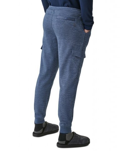 Men's The Atlantic Fleece Lined Cargo Jogger Pants Blue $12.88 Pants