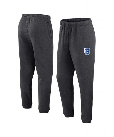 Men's Branded Heather Charcoal England National Team From Tracking Sweatpants $22.55 Pants