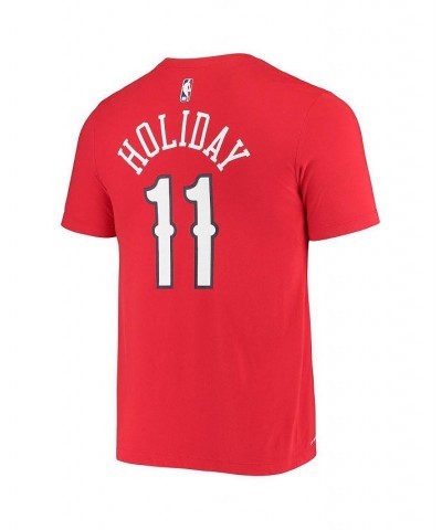 Men's Jrue Holiday Red New Orleans Pelicans Name and Number Performance T-shirt $26.49 T-Shirts