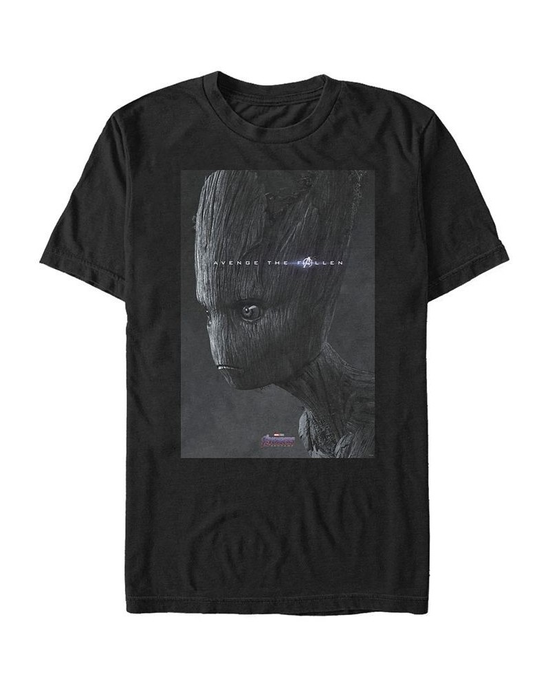 Marvel Men's Avengers Endgame Avenge the Fallen Groot Poster, Short Sleeve T-shirt Black $17.84 T-Shirts