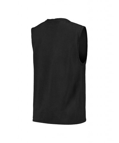 Men's Threads Black Pittsburgh Penguins Softhand Muscle Tank Top $26.54 T-Shirts