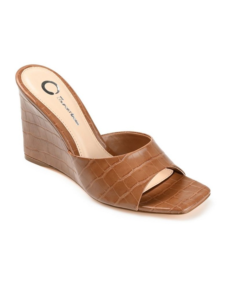 Women's Vivvy Wedge Sandals PD02 $48.30 Shoes