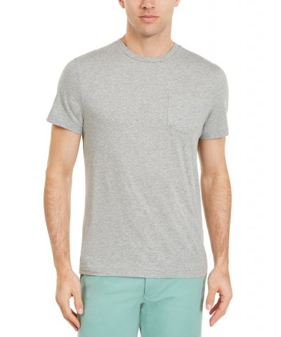 Men's Solid Pocket T-Shirt PD08 $10.19 T-Shirts