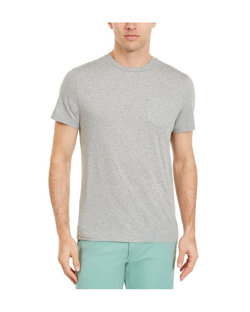 Men's Solid Pocket T-Shirt PD08 $10.19 T-Shirts