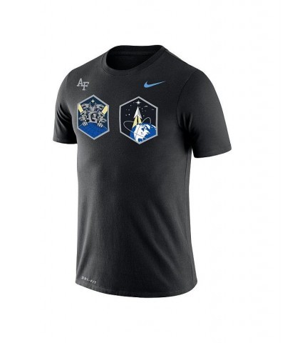 Men's Black Air Force Falcons Space Force Rivalry Badge T-shirt $18.90 T-Shirts