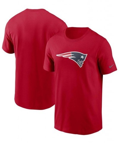 Men's Big and Tall Red New England Patriots Primary Logo T-shirt $19.79 T-Shirts