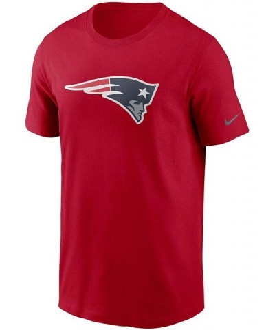 Men's Big and Tall Red New England Patriots Primary Logo T-shirt $19.79 T-Shirts