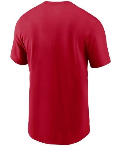 Men's Big and Tall Red New England Patriots Primary Logo T-shirt $19.79 T-Shirts